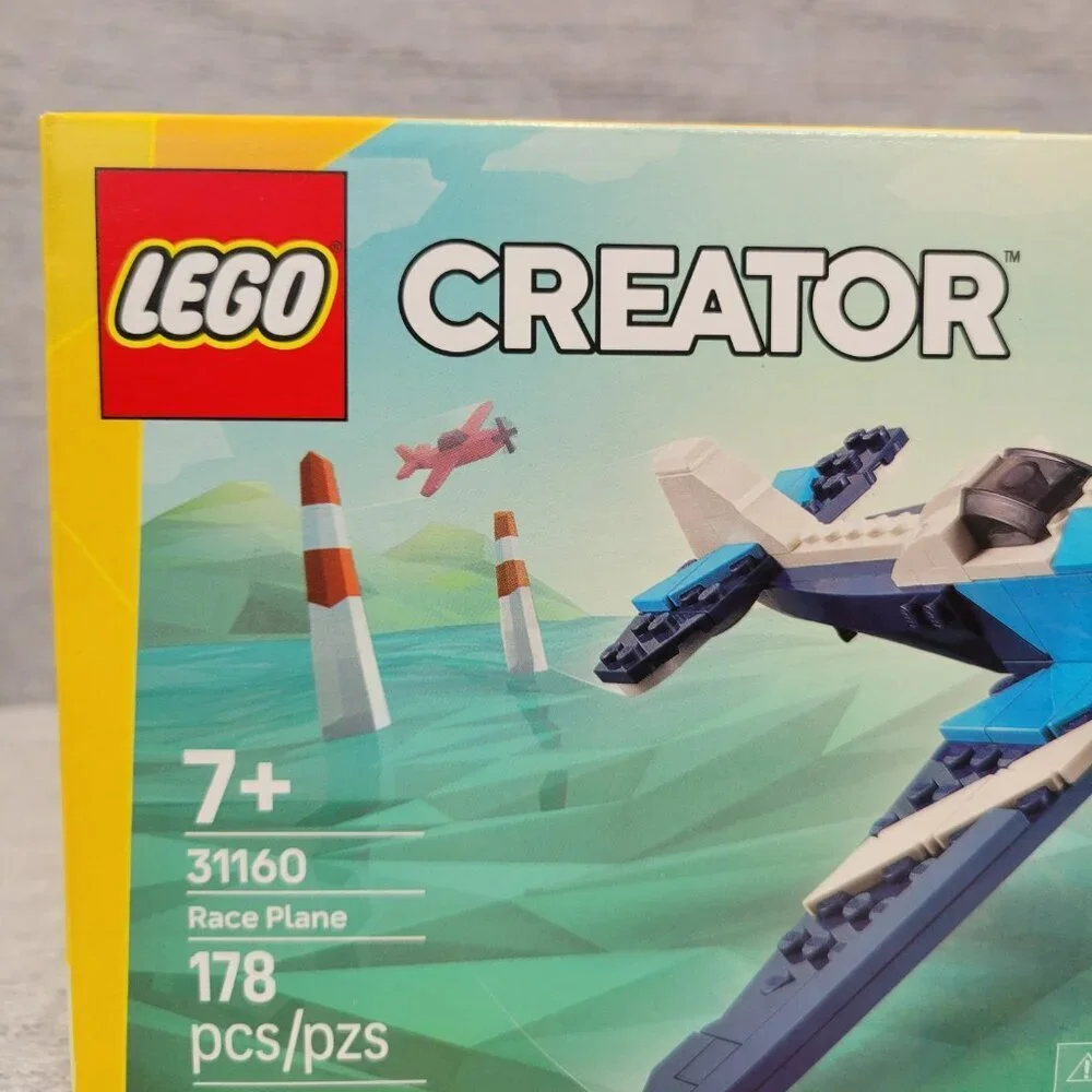 Lego Creator 3 in 1 Aircraft: Race Plane 31160